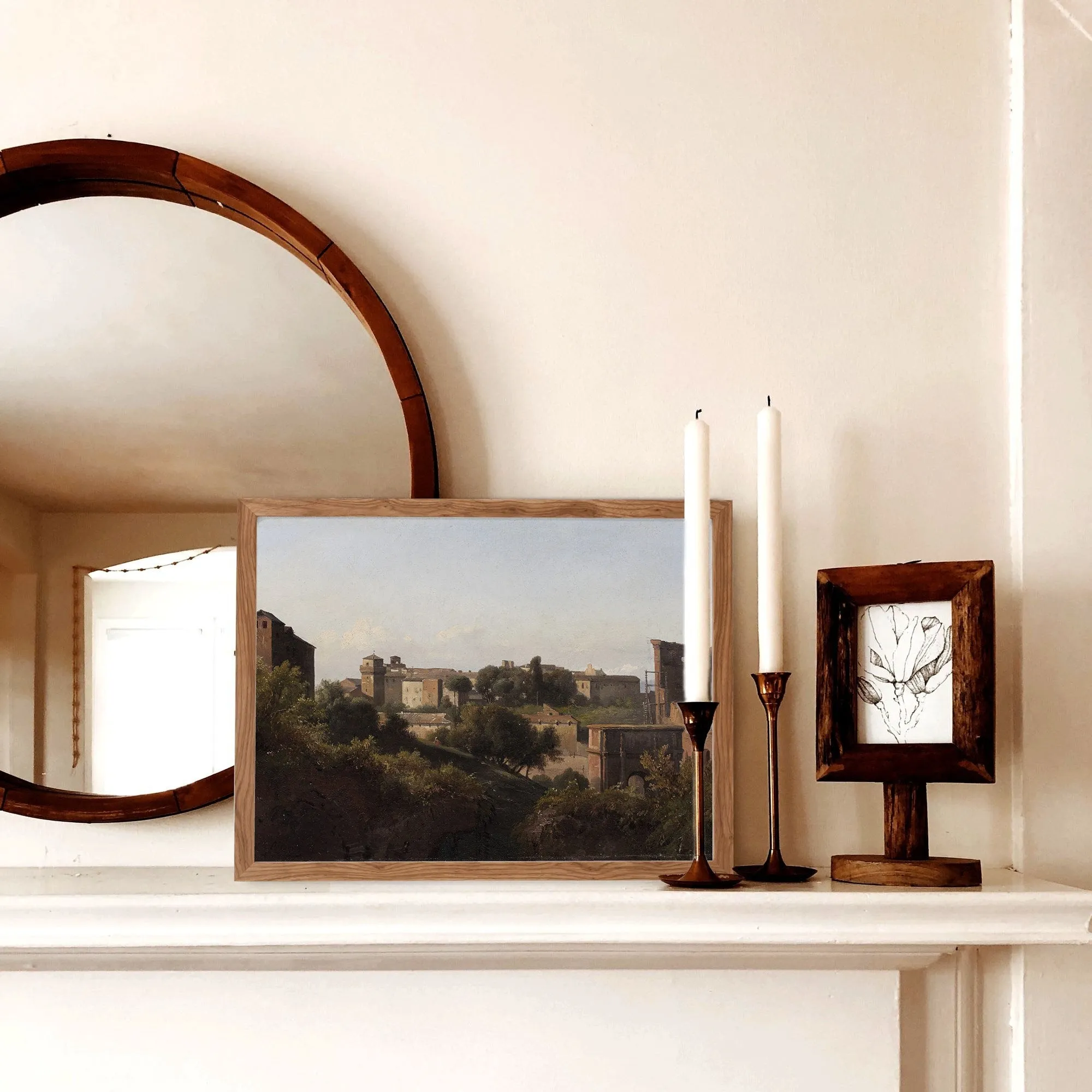 View of Ancient Rome - Vintage Art