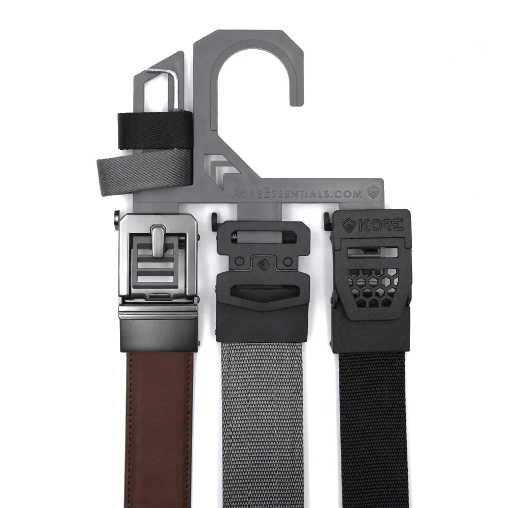 X8 NICKEL BUCKLE | BASKETWEAVE GUN BELT 2.5"